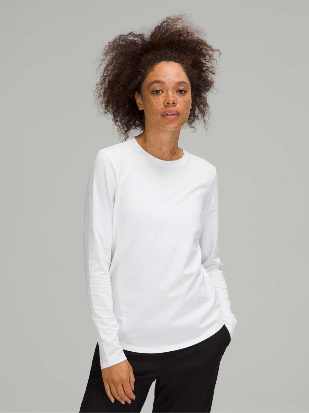 Lululemon Long Sleeve Crew in White